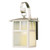 Westinghouse 6991900 One-Light Outdoor Wall Lantern
Brushed Nickel Finish on Steel with Clear Textured Glass Panels