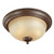 Westinghouse 6945000 Two-Light Indoor Flush-Mount Ceiling Fixture
Saddle Bronze Finish with Antique Amber Scavo Glass