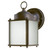 Westinghouse 6488300 One-Light Outdoor Wall Lantern with Dusk to Dawn Sensor
Sienna Finish on Steel with Frosted Glass Panels