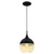 Westinghouse 6345900 One-Light Mini Pendant
Matte Black Finish with Matte Black and Amber Glass