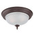 Westinghouse 6344500 Two-Light Indoor Flush Ceiling Fixture
Oil Rubbed Bronze Finish with Frosted Swirl Glass, 2-Pack