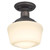 Westinghouse 6342200 Scholar One-Light Indoor Semi-Flush Ceiling Fixture
Oil Rubbed Bronze Finish with White Opal Glass