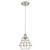 Westinghouse 6337200 Nathaniel Indoor Mini Pendant
Brushed Nickel Finish with Angled Bell Cage Shade