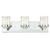 Westinghouse 6324200 Joliet Three-Light Indoor Wall Fixture
Chrome Finish with Floating Crystals in Clear Glass