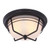 Westinghouse 6230300 Bonneville Two-Light Outdoor Flush Fixture
Weathered Bronze Finish on Steel with Frosted Glass