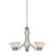 Westinghouse 6228600 Fallon Five-Light Indoor Chandelier
Satin Platinum Finish with White Alabaster Glass