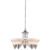 Westinghouse 6228000 Swanstone Five-Light Indoor Chandelier
Satin Nickel Finish with White Opal Glass