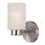 Westinghouse 6227800 Sylvestre One-Light Indoor Wall Fixture
Brushed Nickel Finish with Frosted Seeded Glass