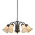 Westinghouse 6223500 Trinity II Five-Light Indoor Chandelier
Oil Rubbed Bronze Finish with Aged Alabaster Glass