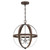 Westinghouse 6116000 Stella Mira Three-Light Indoor Chandelier
Walnut Finish with Brushed Nickel Accents