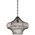 Westinghouse 6106200 One-Light Indoor Pendant
Matte Black Finish with Crystal Prism Cage Shade