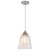Westinghouse 6105800 Indoor Mini Pendant
Brushed Nickel Finish with Clear Hammered Glass