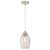Westinghouse 6105700 Indoor Mini Pendant
Brushed Nickel Finish with Clear Crackle Glass