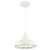 Westinghouse 6104200 Academy One-Light LED Indoor Pendant
Matte White Finish with Chrome Cage