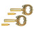 Westinghouse 7016000 Westinghouse 7016000 Two Socket Keys Brass Finish