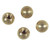 Westinghouse 7066000 Westinghouse 7066000 Four 3/8 Cap Nuts Solid Brass