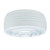 Westinghouse 8160900 Westinghouse 8160900 10-Inch White and Clear Glass Drum Shade