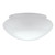 Westinghouse 8161300 Westinghouse 8161300 6-Inch Handblown White Glass Mushroom Shade