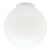 Westinghouse 8557100 Westinghouse 8557100 4-Inch Handblown Gloss White Glass Globe, 6-Pack