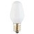 Westinghouse 0379500 Westinghouse 0379500 4 Watt C7 Incandescent Light Bulb 2700K White E12 Candelabra Base, 120V 2-Pack