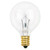 Westinghouse 0383100 Westinghouse 0383100 10 Watt G12 1/2 Incandescent Light Bulb 2700K Clear E12 Candelabra Base, 120V