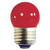 Westinghouse 0406700 Westinghouse 0406700 7-1/2 Watt S11 Incandescent Light Bulb Red E26 Medium Base, 120V