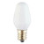 Westinghouse 0479500 Westinghouse 0479500 4 Watt C7 Incandescent Light Bulb 2700K White E12 Candelabra Base, 120V 4-Pack
