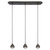 Westinghouse 6301300 Westinghouse 6301300 Three-Light Indoor Mini Pendant Oil Rubbed Bronze Finish