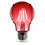 Feit Electric A19/TR/LED LED Transparent Red Color, A-Shape, Filament Bulb