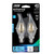 Feit Electric BPCFC40950CAFIL/2/RP Filament LED, 40 Watt Equiv., Dimmable, Bent Tip, Candelabra Base, Clear, Decorative Bulb, 300 Lumen, 5000K, 2 Pk, CEC