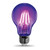 Feit Electric A19/BLB/LED LED Blacklight, A-Shape, Filament, Party Bulb