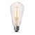 Feit Electric ST1960/CL/927CA/2 LED Vintage ST19 Dimmable Bulb, 8.8 Watts, 800 Lumens, Clear, 2700K, Med Base