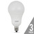 Feit Electric A1540C/850/10KLED/3 A15 40 Watt Equiv., 10 Year 11K, Non-Dimmable LED, White, Candelabra Base, 5000K, 3 Pk