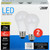 Feit Electric A1100/850/10KLED/2 A19 75 Watt Equiv., 10 Year, 11K, Non-Dimmable LED, 1100 Lumen, 5000K, 2 Pk