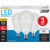 Feit Electric A1560C/850/10KLED/3 A15 60 Watt Equiv., 10 Year 11K, Non-Dimmable LED, Candelabra Base, 5000K, 3 Pk