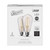 Feit Electric ST19100CL/927CA/2 LED Vintage ST19 Dimmable Bulb, 15 Watts, 1490 Lumens, Clear, 2700K, Med Base