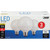 Feit Electric G2560/850/10KLED/3 G25 Globe, 60 Watt Equiv., 10 Year 11K, Frost, Non-Dimmable LED, 5000K, 3 Pk