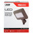 Feit Electric S7CSFL/850/BZ 7" LED Commercial Single Head Flood Light, 30W, 3,500 Lumens, 5000K, Bronze Finish, 50,000 Hours