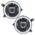 Oracle Lighting 1225-001 Ford Mustang 2010-2012 LED Fog Halo Kit - GT Grill Fogs 1225-001 Product Image