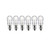 Sunlite 41069-SU S6/LED/CL/1W/27K/E12/6PK