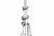 Larson Electronics 8' Light Mast - 5ft to 8ft - Top Mount Platform - 1000 lb Payload Capacity, 360¡ Rotation  - Coiled Cable