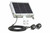Larson Electronics Solar Powered Dual LED Light - (2) 10W Lamps - 12 Hr Run Time - Day/Night Photocell or Motion Sensor - 50' Cord