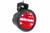 Larson Electronics 90W High Intensity Pedestrian Warning LED Light - 12-32V DC - 6" x 24" Red Beam @ 50ft - Crane Operations