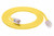 Larson Electronics 100' 12/3 SJTW Extension Power Cord - 125V - 15A Rated, Molded Plug - Yellow/Outdoor