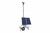 Larson Electronics 600W Solar Powered Security Mast - (2) PTZ Cameras, (2) LED Lights, (1) Strobe Light, (2) Siren Horns - Trailer Mount