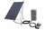 Larson Electronics 48W Solar Powered LED Light w/ 265W Panel & Automatic Timer - (2) 24W LED Lamps - (2) 12V Batteries - Pole Mount Panel