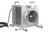 Larson Electronics 8" Explosion Proof Portable Inline Fan - C1D1/Group B - 850 CFM - Aluminum/Galvanized Frame - 15' Cord