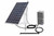Larson Electronics Solar Powered LED Light w/ 300W Panel - (2) 30W LED Lamps - (4) 12V Batteries - Pole Mount Panel