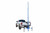 Larson Electronics 25' Telescoping Light Mast - 12-25' Three Stage Tower - Trailer Hitch Mount - E-Winch, 12V DC - Square Tube Top