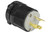 Larson Electronics Twist Lock Plug Rated for 20 Amps - 2 Pole, 3 Wire - 250 Volts